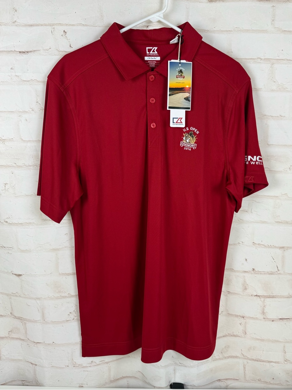 Cutter & Buck 2016 US Open Oakmont Polo Golf Shirt NWT!!!!! Size Large
